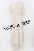 LEBECCA boutique / 逢いに行きたいワンピース  ベージュ O-25-03-20-2038-EL-OP-IG-ZT205
