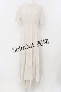 LEBECCA boutique / 逢いに行きたいワンピース  ベージュ O-25-03-20-2038-EL-OP-IG-ZT205