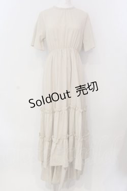 画像1: LEBECCA boutique / 逢いに行きたいワンピース  ベージュ O-25-03-20-2038-EL-OP-IG-ZT205