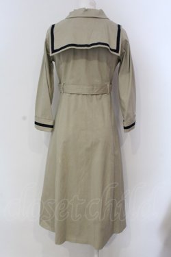 画像3: Maison de FLEUR Petite Robe / セーラー衿付きワンピース  ベージュ O-25-03-20-2041-EL-OP-IG-OS