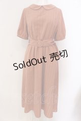 LEBECCA boutique / 分煙の窓際ワンピース  オレンジ系 O-25-03-20-2042-EL-OP-IG-OS