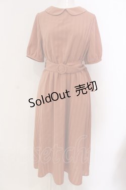 画像1: LEBECCA boutique / 分煙の窓際ワンピース  オレンジ系 O-25-03-20-2042-EL-OP-IG-OS