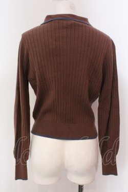 画像3: LEBECCA boutique / 献身的なリブニットプルオーバー  ブラウン O-25-03-20-2043-EL-TO-IG-OS
