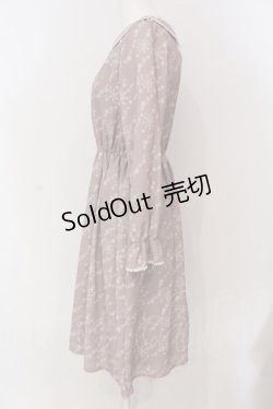 画像2: 【SALE】Fi.n.t / スノー千鳥柄ワンピース  ベージュ O-25-03-20-2046-CA-OP-IG-ZT201