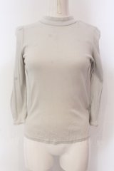 Franche Lippee / ボトルネック7部袖テレコカットソー  ライトミント O-25-03-20-2049-LO-TO-IG-ZT203