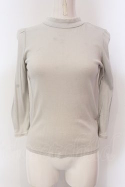 画像1: Franche Lippee / ボトルネック7部袖テレコカットソー  ライトミント O-25-03-20-2049-LO-TO-IG-ZT203