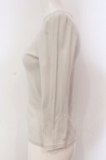 画像2: 【SALE】Franche Lippee / ボトルネック7部袖テレコカットソー  ライトミント O-25-03-20-2049-LO-TO-IG-ZT203 (2)