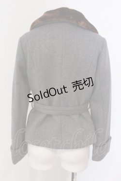 画像3: an another angelus / ウエストリボンショートコート F グレー O-25-03-20-2006-CA-CO-OW-ZT-C052