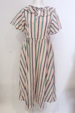 画像1: 【SALE】LEBECCA boutique / 海辺の街角ワンピース S ベージュ O-25-03-20-2010-EL-OP-OW-ZT192 (1)