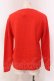画像4: Franche Lippee / 果実シシュウニット  朱色 O-25-03-20-2001-LO-TO-IG-ZT203 (4)