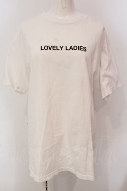 画像1: Melt the lady / LOVEY LADIES Tシャツ Fの シロ O-25-03-20-2017-PU-TS-IG-ZT191