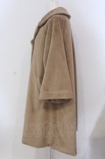 画像2: 【SALE】an another angelus / パールダブル釦エコファーコート  ブラウン O-25-03-20-2019-CA-CO-IG-ZTC048 (2)