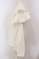 画像2: 【SALE】merry jenny / アシメフリルカットソー  シロ O-25-03-20-2020-LO-TO-IG-ZT183 (2)