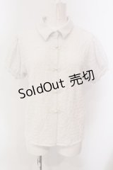 merry jenny / パフスリーブチャイナブラウス F シロ O-25-03-20-2023-LO-BL-OW-ZT191