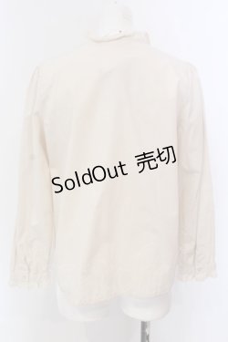 画像3: F i.n.t / ピンタックヨークコットンレース使いブラウス  アイボリー O-25-03-20-2024-CA-BL-IG-ZT