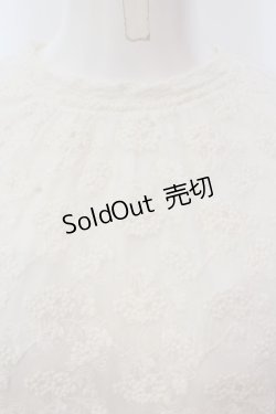 画像2: an another angelus / チュールレースプルオーバーブラウス  アイボリー O-25-03-20-2025-CA-BL-IG-OS