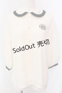 Maison de FLEUR Petite Robe canone / 意思に従うブラウス  アイボリー O-25-03-20-2029-EL-BL-OW-OS