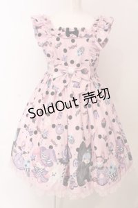 Angelic Pretty / Happy Treat Partyジャンパースカート  ピンク O-25-03-20-008-AP-OP-OW-OS