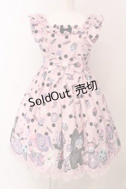 画像1: Angelic Pretty / Happy Treat Partyジャンパースカート  ピンク O-25-03-20-008-AP-OP-OW-OS