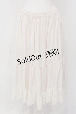 画像1: Melody BasKet / Melodyレースペチコート M アイボリー O-25-03-20-011-LO-SK-OW-OS