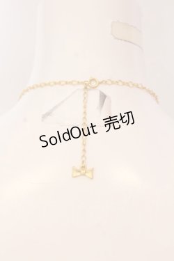 画像4: Leur Getter / リボンネックレス  ピンク×ゴールド O-25-03-20-016-LU-AC-IG-OS
