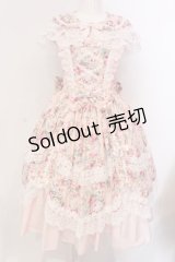 metamorphose / フローレンスケープ付きジャンパースカート 1 ピンク O-25-03-22-005-ME-OP-OW-OS