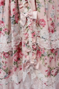 画像3: metamorphose / フローレンスケープ付きジャンパースカート 1 ピンク O-25-03-22-005-ME-OP-OW-OS