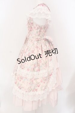 画像4: metamorphose / フローレンスケープ付きジャンパースカート 1 ピンク O-25-03-22-005-ME-OP-OW-OS