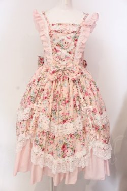 画像6: metamorphose / フローレンスケープ付きジャンパースカート 1 ピンク O-25-03-22-005-ME-OP-OW-OS