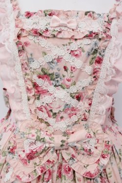 画像7: metamorphose / フローレンスケープ付きジャンパースカート 1 ピンク O-25-03-22-005-ME-OP-OW-OS