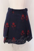 MILK / Rose Jacquardミニスカート  ネイビーベース O-25-03-22-008-ML-SK-OW-OS
