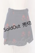 MILK / Rose Jacquardミニスカート  ネイビーベース O-25-03-22-008-ML-SK-OW-OS