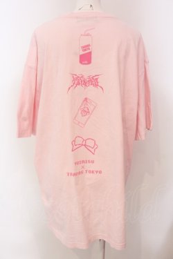 画像4: TRAVAS TOKYO / ゆいみす×TRAVAS TOKYO コラボビッグTシャツ F ピンク O-25-03-22-009-PU-TO-IG-OS