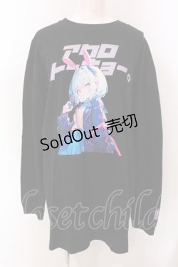 画像1: ACRO TOKYO / ACRO TOKYO【アクロトーキョー】オープン記念限定ロンT F ブラック O-25-03-22-010-PU-TO-IG-OS