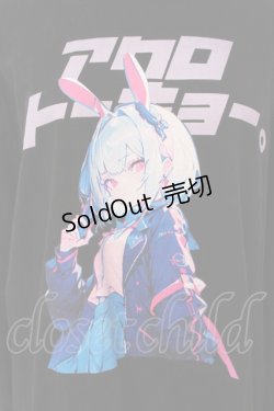 画像2: ACRO TOKYO / ACRO TOKYO【アクロトーキョー】オープン記念限定ロンT F ブラック O-25-03-22-010-PU-TO-IG-OS