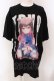 画像1: TRAVAS TOKYO / × らんぐ コラボプリントTシャツ F ブラック O-25-03-22-011-PU-TS-IG-OS (1)