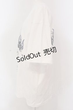 画像3: NOVESSEL / 少女イラストプリント半袖Tシャツ  ホワイト O-25-03-22-012-PU-TS-IG-OS