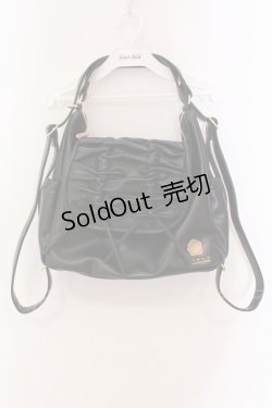 画像1: m petit by misako / AM*NIリボン3WAY バッグ  クロ O-25-03-22-014-LO-BG-IG-ZT-K018