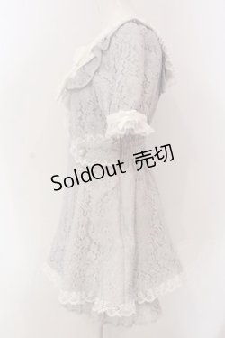 画像3: NOEMIE / 総レースラッフルフリルセットアップ  ブルー O-25-03-22-002-LO-OP-OW-OS