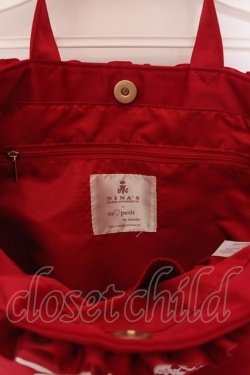 画像6: m petit by misako / NINA’Sコラボ ミニトートバック  アカ O-25-03-22-016-LO-BG-IG-ZT-K018