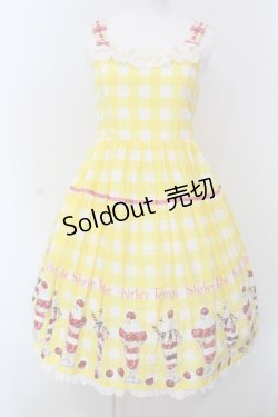 画像1: Shirley Temple / パフェptサンドレス 160ｃｍ イエロー O-25-03-24-001-ET-OP-OW-OS