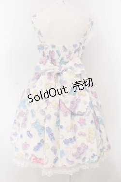 画像5: Angelic Pretty / Jelly Candy Toysハートジャンパースカート  シロ O-25-03-24-019-AP-OP-OW-OS