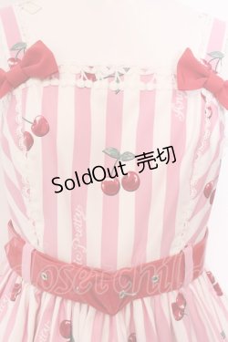 画像2: Angelic Pretty / Cherry Stampジャンパースカート  ピンク O-25-03-24-021-AP-OP-OW-OS