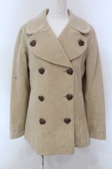 Shirley Temple / ハートボタンPコート 160cm ベージュ O-25-03-24-022-ET-CO-IG-C021