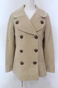 Shirley Temple / ハートボタンPコート 160cm ベージュ O-25-03-24-022-ET-CO-IG-C021