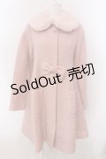 Shirley Temple / ファー襟ウールコート  ピンク O-25-03-24-037-ET-CO-IG-ZT-C021