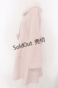 画像4: Shirley Temple / ファー襟ウールコート  ピンク O-25-03-24-037-ET-CO-IG-ZT-C021