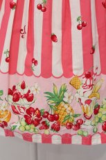 画像3: Shirley Temple / パフェボーダーpt ワンピース 160ｃｍ ピンク O-25-03-24-004-ET-OP-OW-ZT466 (3)
