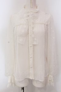 Angelic Pretty / Fancy Ornamentブラウス  シロ O-25-03-24-043-AP-BL-OW-OS