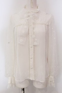 画像1: Angelic Pretty / Fancy Ornamentブラウス  シロ O-25-03-24-043-AP-BL-OW-OS